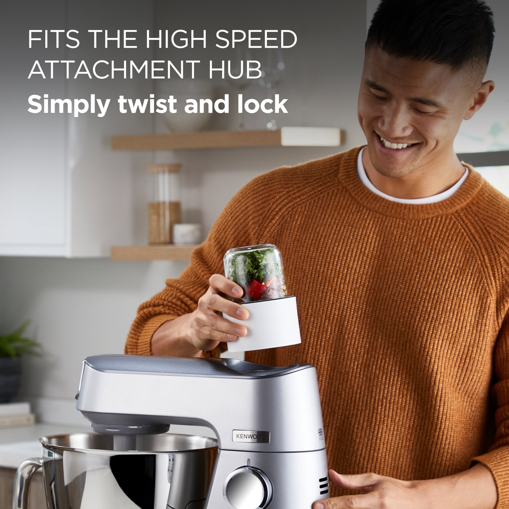 Kenwood - Attachment Chef/Chef XL Mini Chopper & Glass Multi-Mill