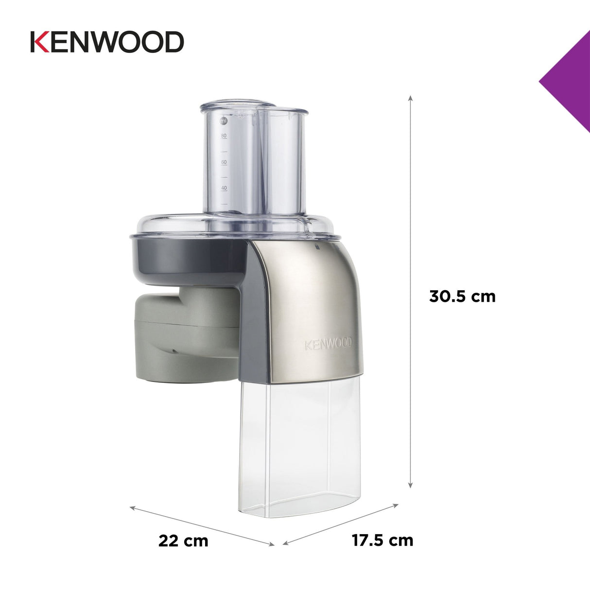 Kenwood - Chef/Chef XL Attachment Continuous Slicer & Grater - AT340 - Kenwood South Africa