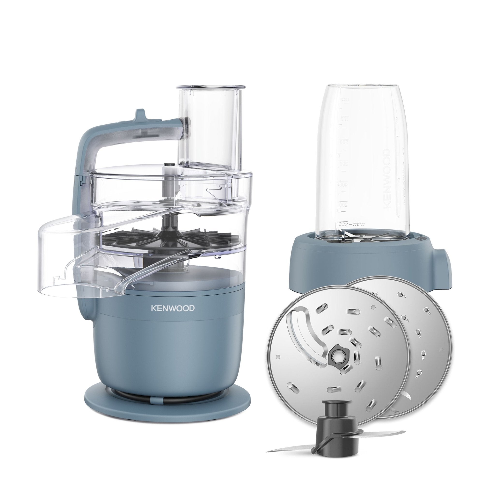 Kenwood - Blend & Go Blender & Food Processor Grey - FDP23.380GY