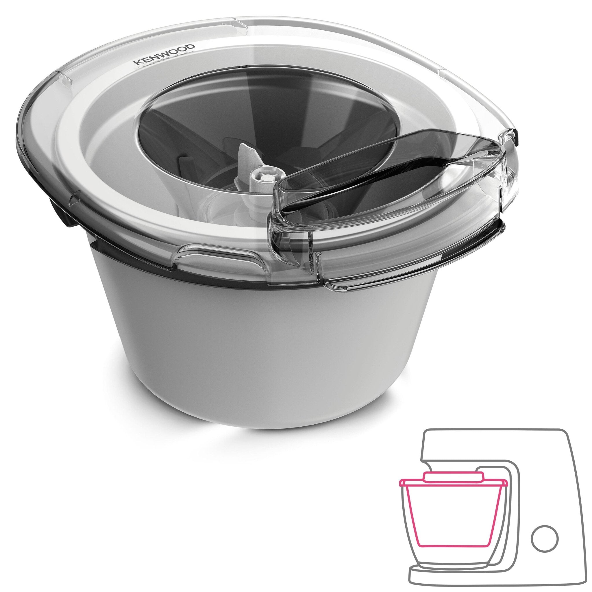 Kenwood - Attachment Chef/Chef XL Frozen Dessert Maker - KAX71