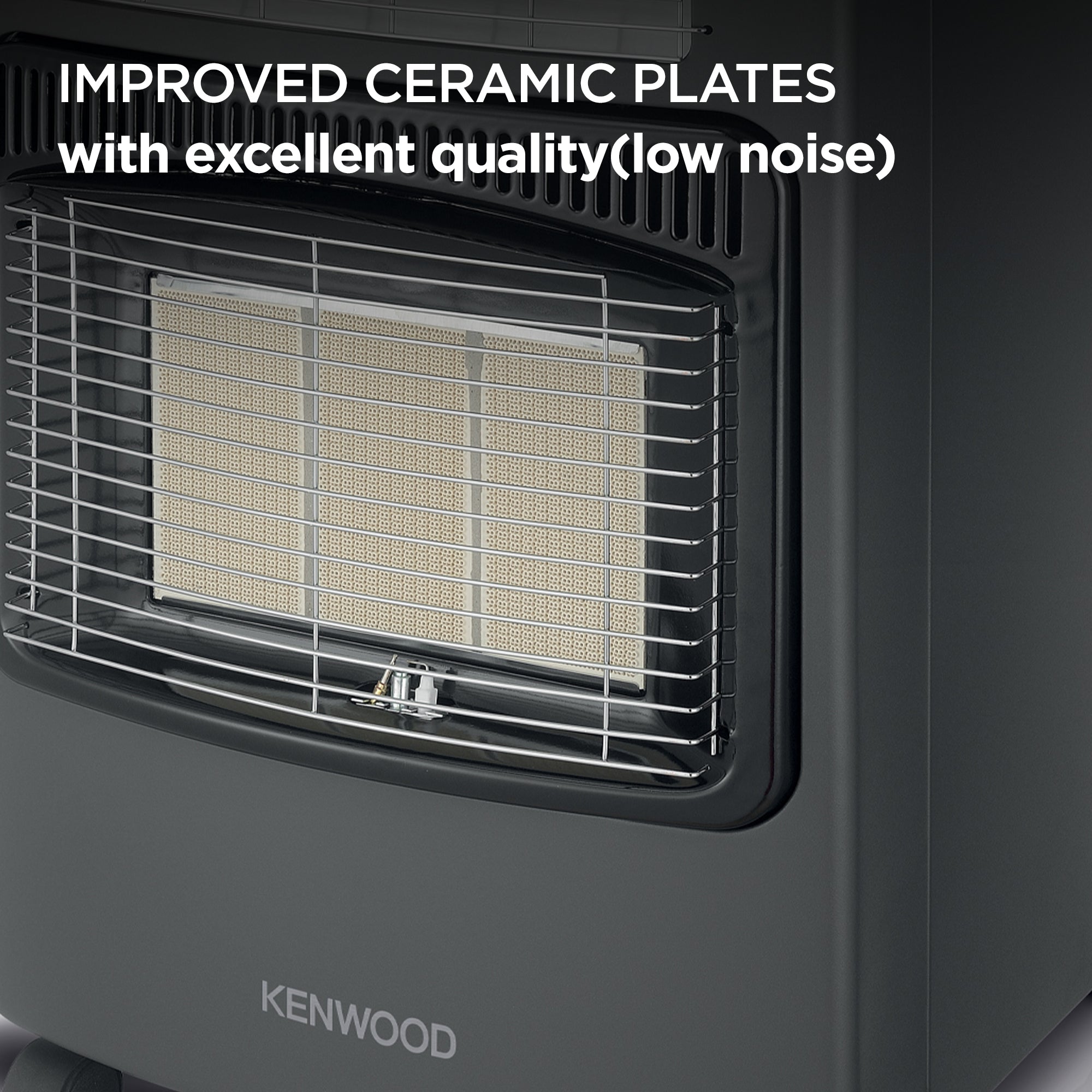 Kenwood - 3 Panel Gas and Electric Heater - GHE30.000BK – Kenwood