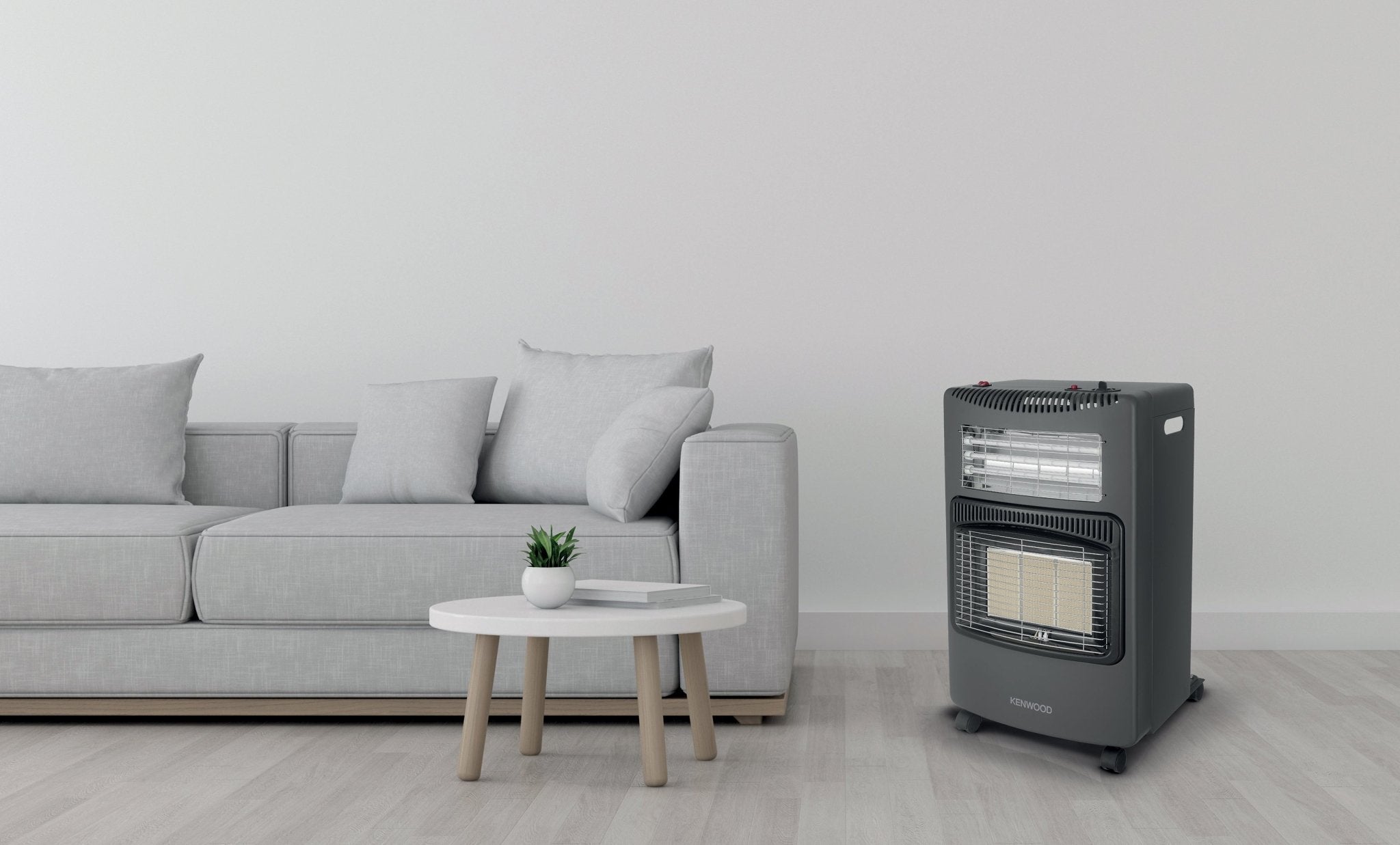 Kenwood - 3 Panel Gas and Electric Heater - GHE30.000BK – Kenwood