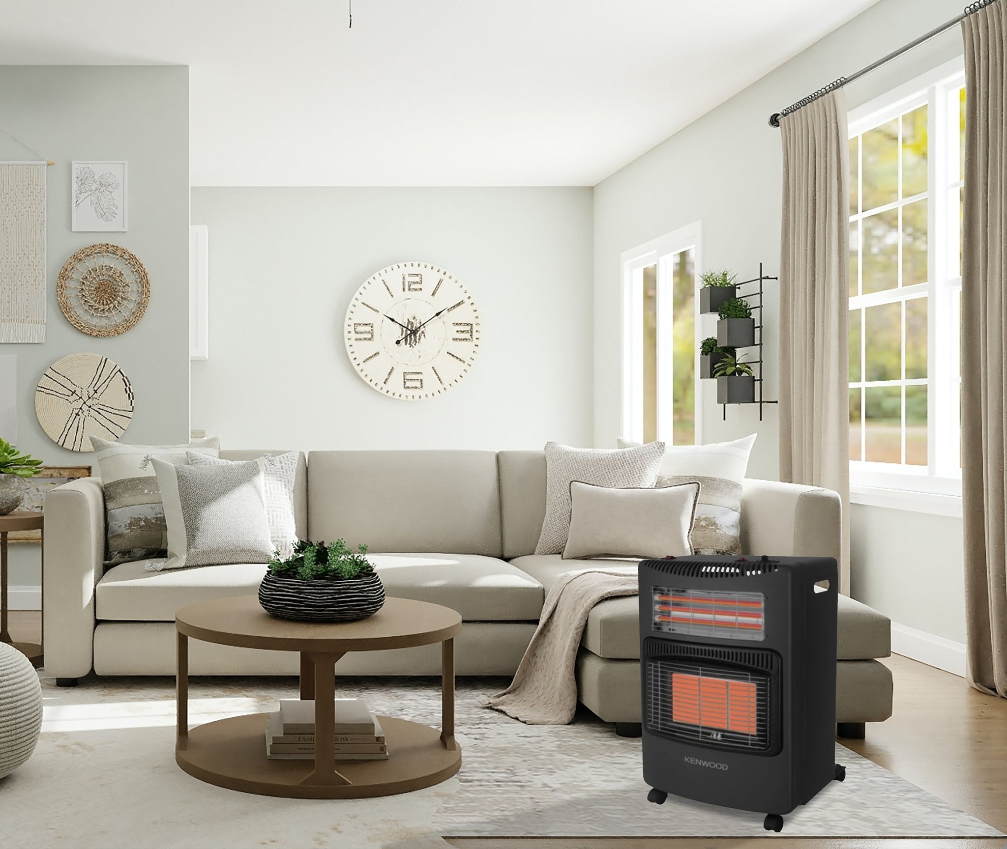 heater8枚セット Kenwood - 3 Panel Gas and Electric Heater - GHE30.000BK – Kenwood
