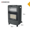 Kenwood - 3 Panel Gas Heater - GHE30.000BK - Kenwood South Africa