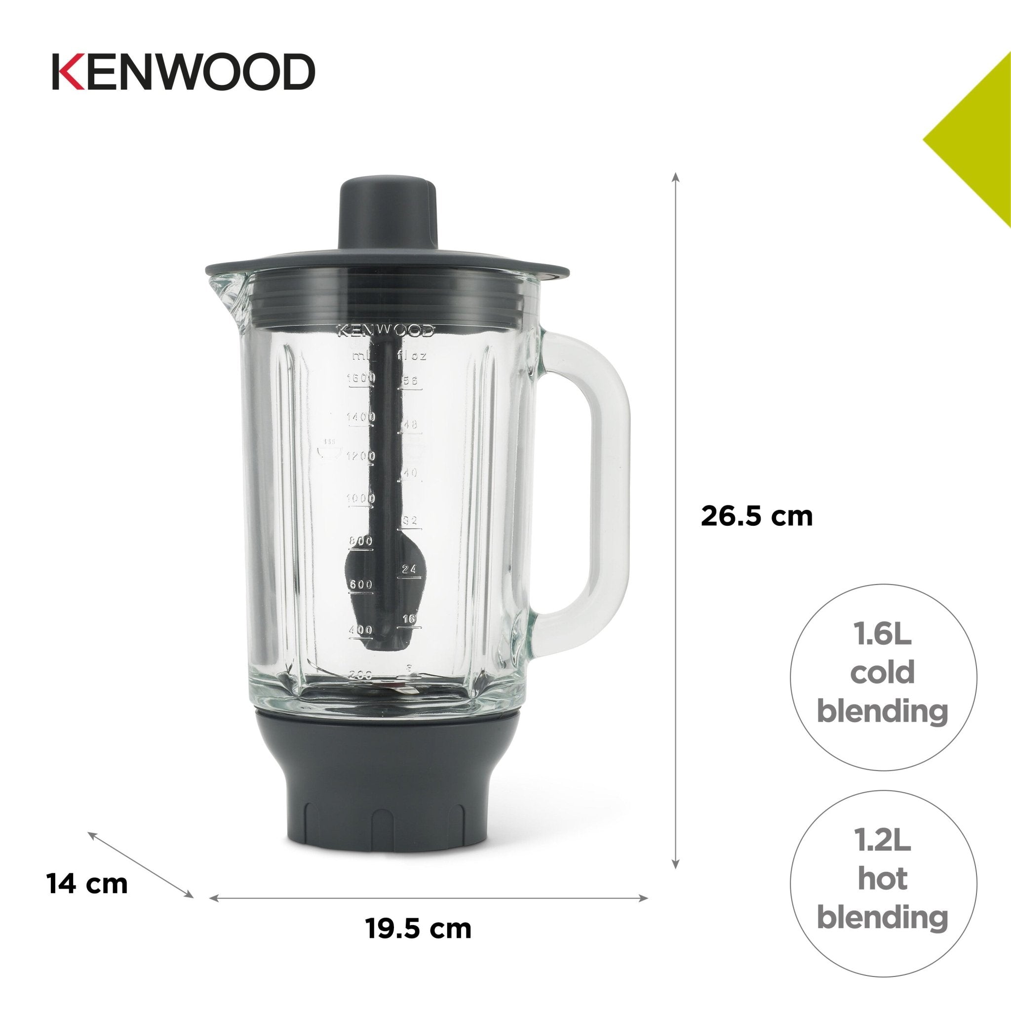 Kenwood - ThermoResist Glass Blender - KAH359GL – Kenwood South Africa