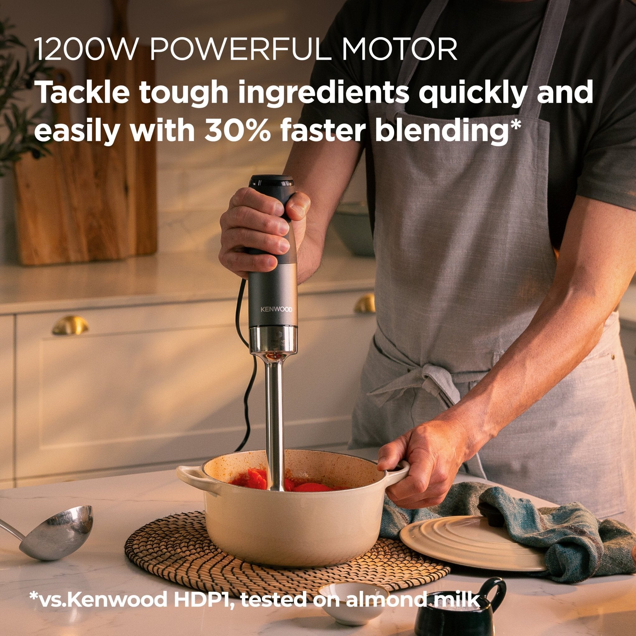 Kenwood - Triblade™ XL Pro Hand Blender & Accessories 1200W