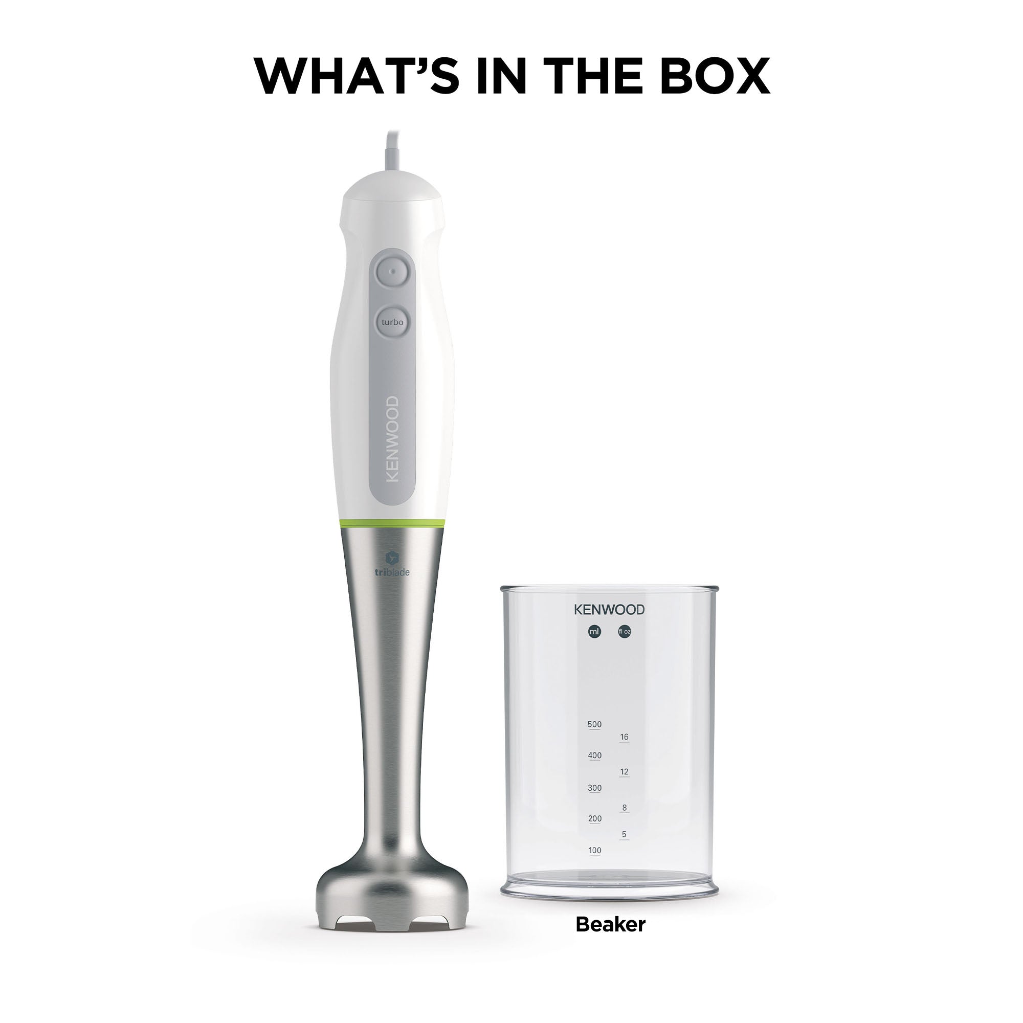 Kenwood - Hand Blender Triblade™ 600W - HDP106WG – Kenwood South