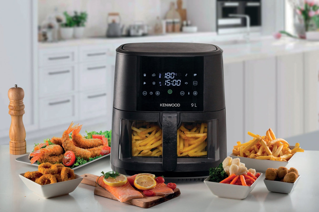 Kenwood - 9L Air Fryer with Grill Function & Window - HFG92.000BK - Kenwood South Africa
