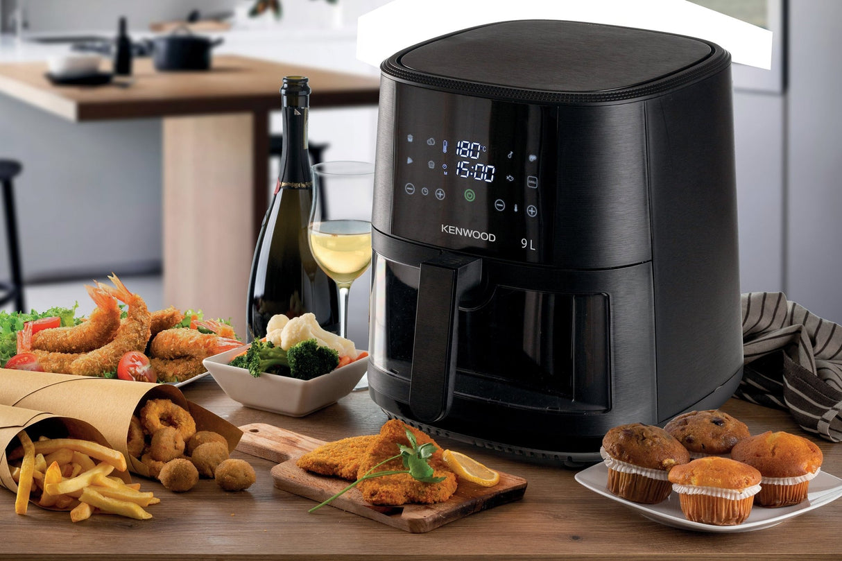 Kenwood - 9L Air Fryer with Grill Function & Window - HFG92.000BK - Kenwood South Africa
