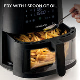 Kenwood - 9L Air Fryer with Grill Function & Window - HFG92.000BK