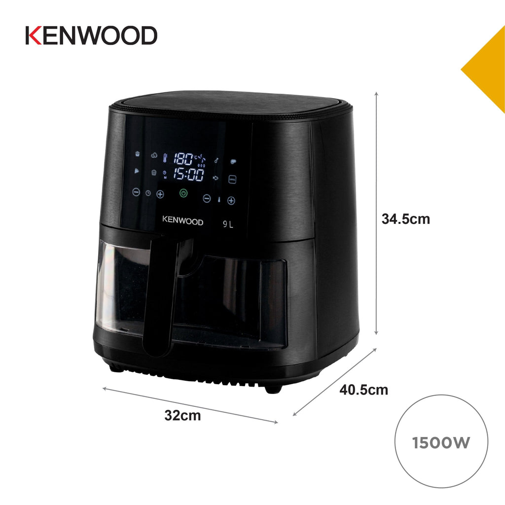 Kenwood - 9L Air Fryer with Grill Function & Window - HFG92.000BK - Kenwood South Africa