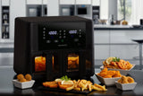 Double Air Fryer 4.5L + 4.5L = 9L with Windows - HFG95.000BK - Kenwood South Africa