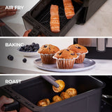 Kenwood - Air Fryer 8L kHealthy Fry Dual - HFM75.000MB