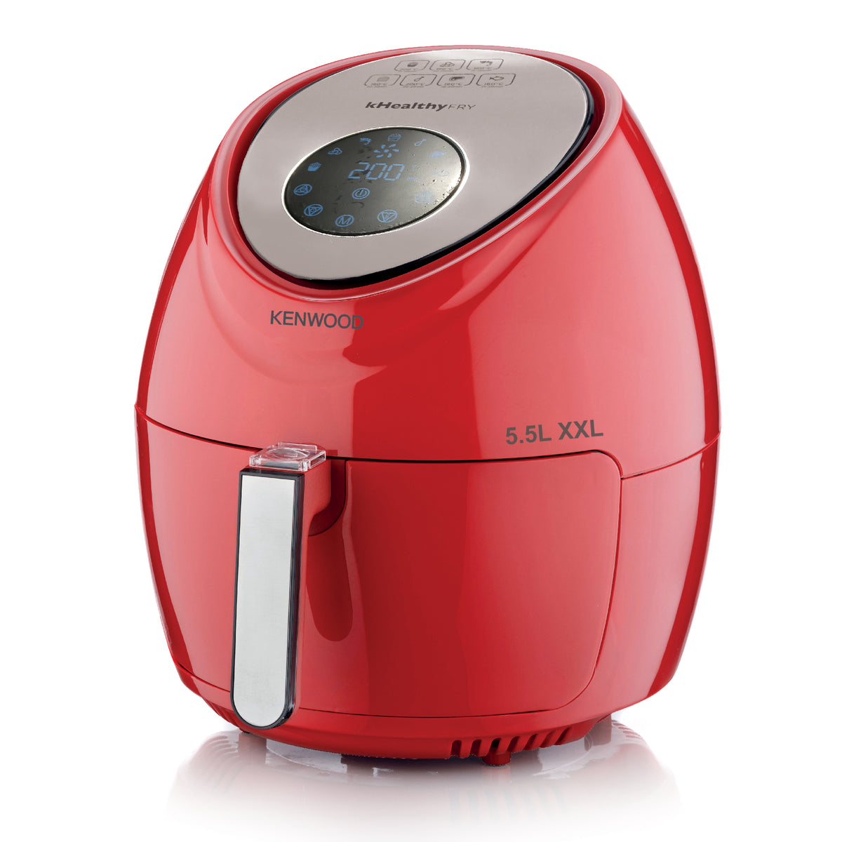 Kenwood Air Fryer Healthy 5.5L Digital Red HFP50.000RD