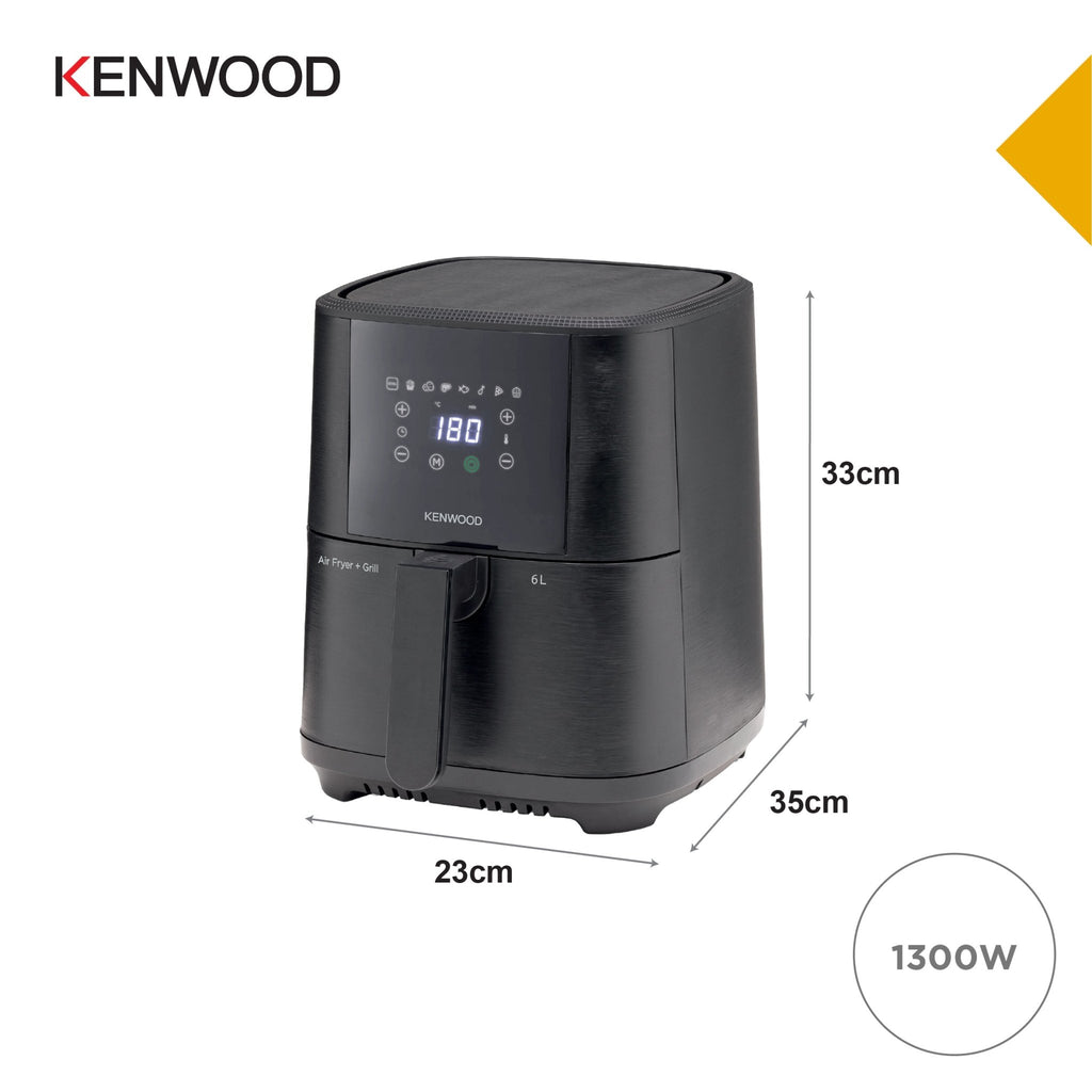 Kenwood - 6L Air Fryer with Grill Function - HFP60.000BK - Kenwood South Africa