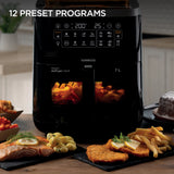 Kenwood - 7L Air Fryer & Steamer (3-in-1 ) with Window - HFS92.000BK