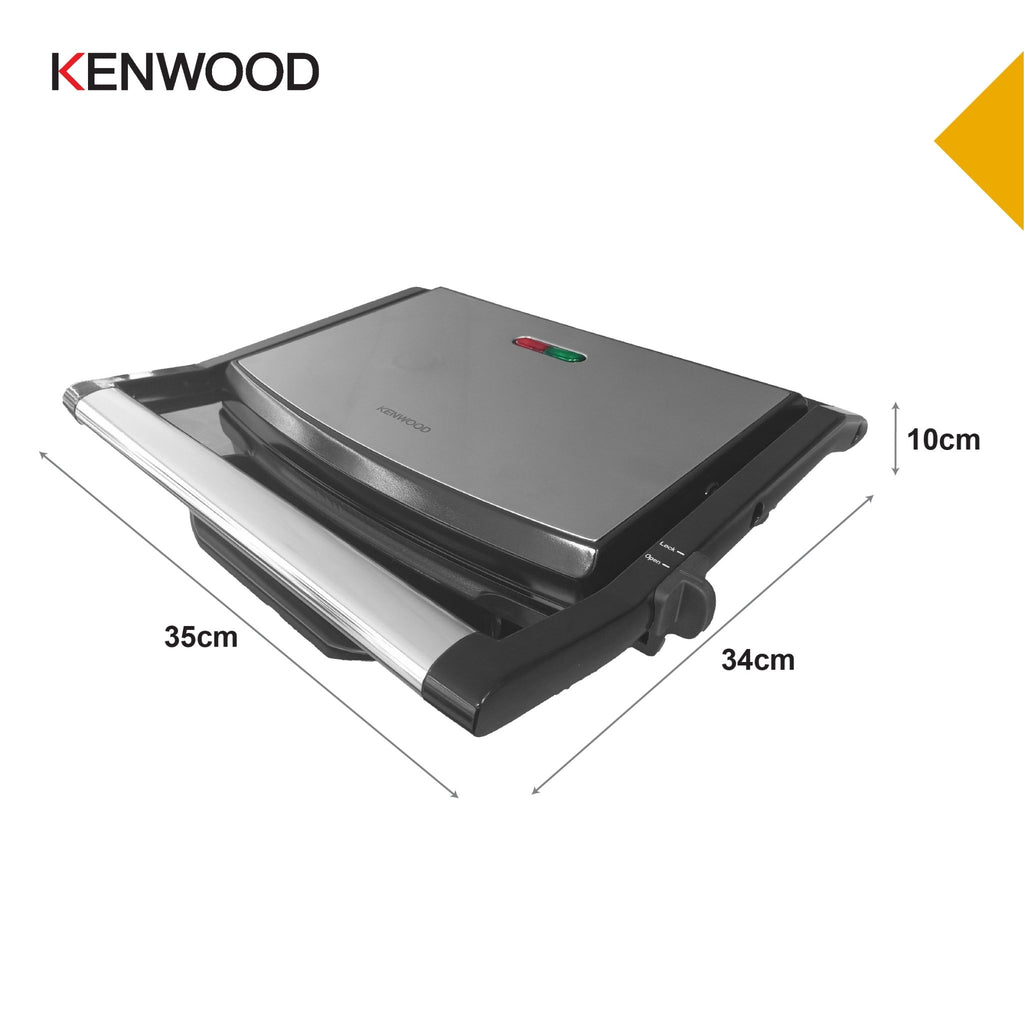 Kenwood - Sandwich Press 4 Slice 2000W - HGM25.000SI - Kenwood South Africa