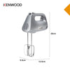 Kenwood - Handmix Lite Hand Mixer Silver 450W - HMP30.A0SI - Kenwood South Africa