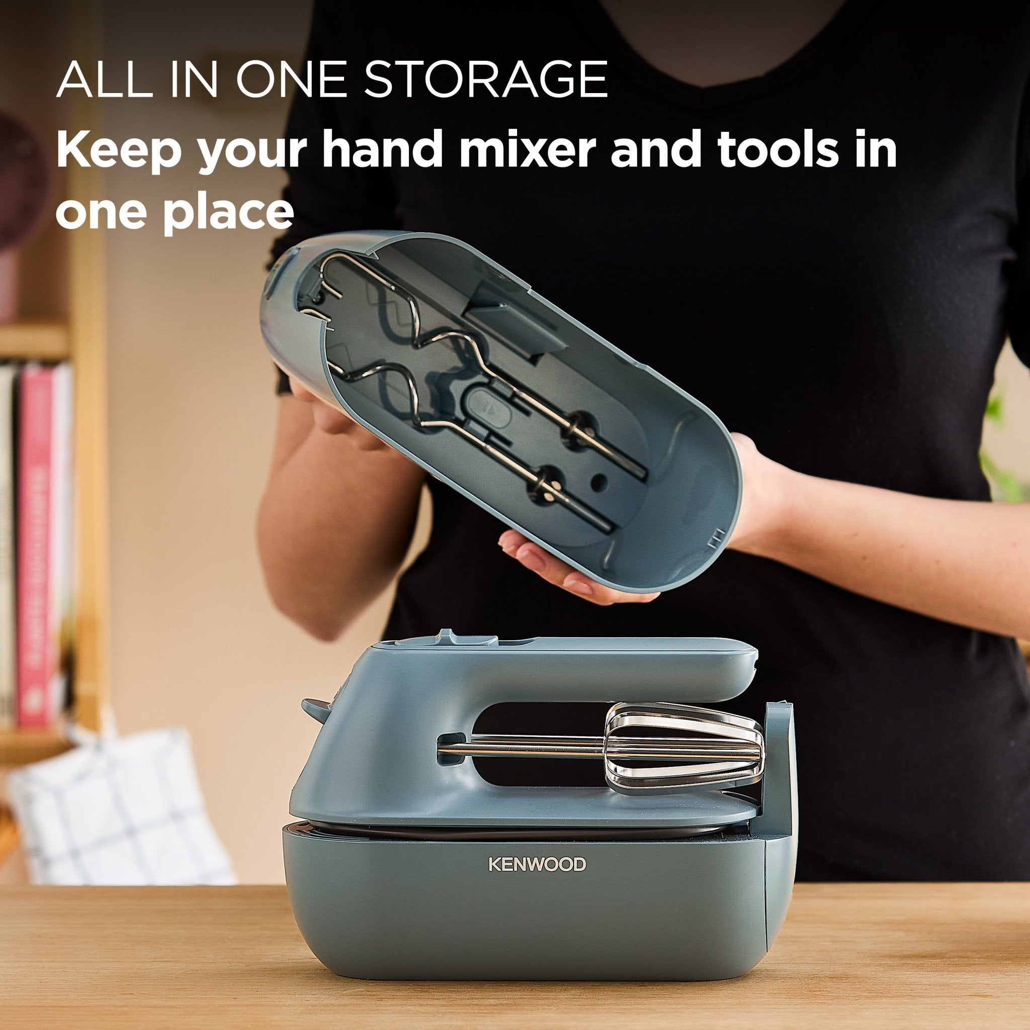 Kenwood - QuickMix Go Collection Hand Mixer Storm Blue 350W