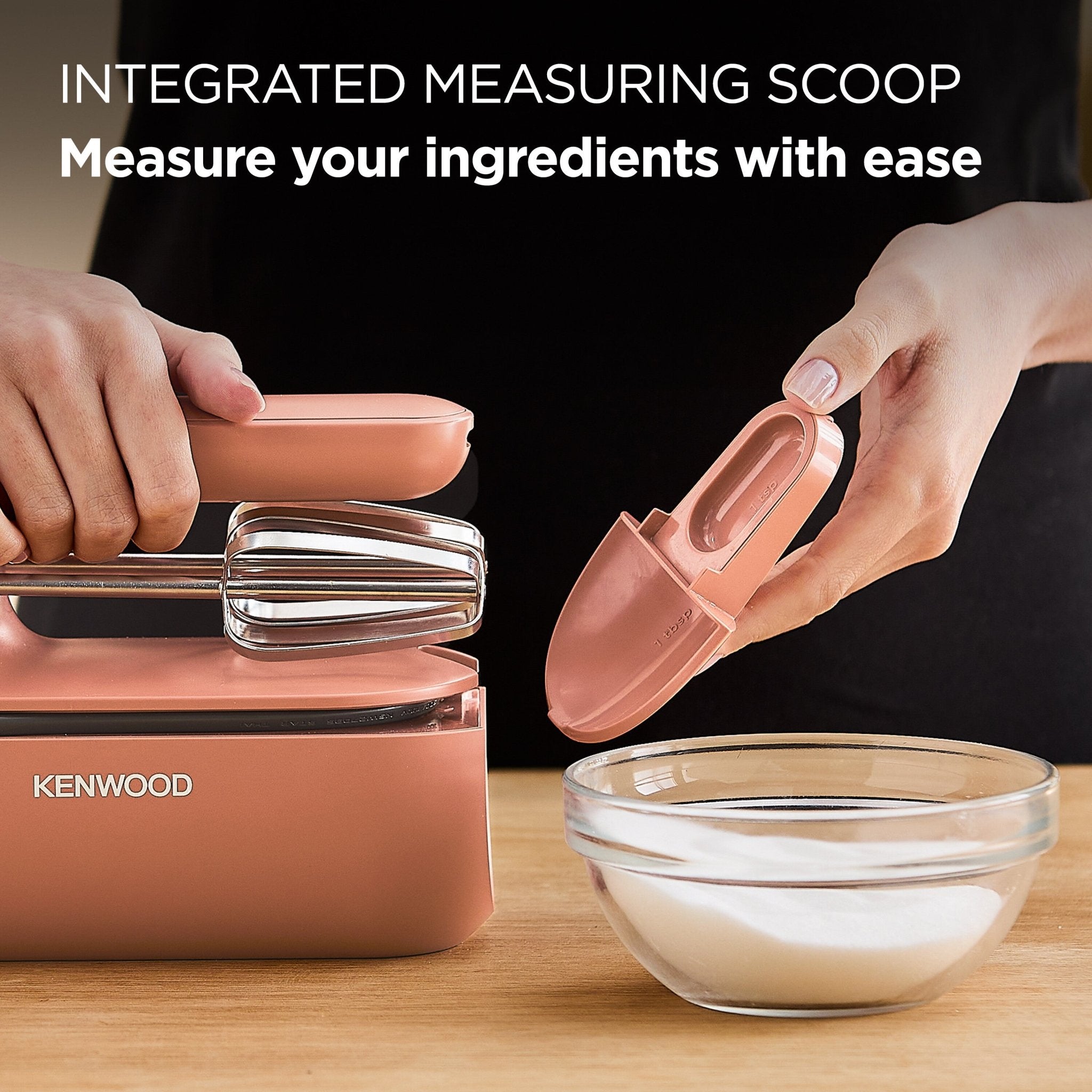 Kenwood - QuickMix Go Collection Hand Mixer Clay Red 350W - HMP40