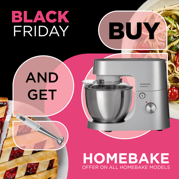 Kenwood - HomeBake Stand Mixer + Blender and Mincer 1000W - KHH01.220SI - Kenwood South Africa