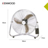 Kenwood - Floor Fan Plastic Blade 45cm - IF450 - Kenwood South Africa