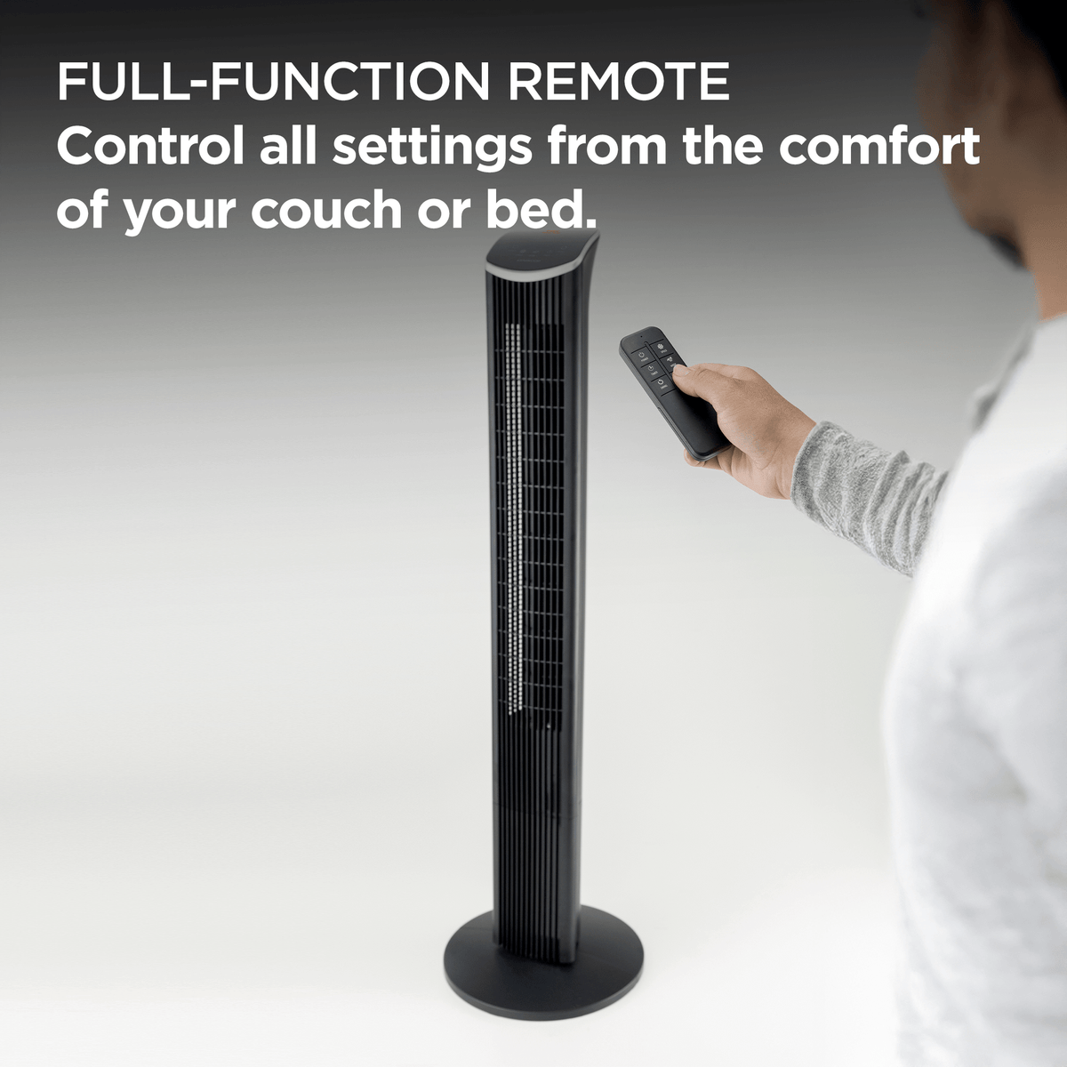 Kenwood - Tower fan with Remote Black - IFP46.000BK - Kenwood South Africa