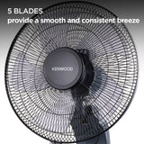 Kenwood - Electric Wall Fan with Remote 40cm - IFP60 - Kenwood South Africa