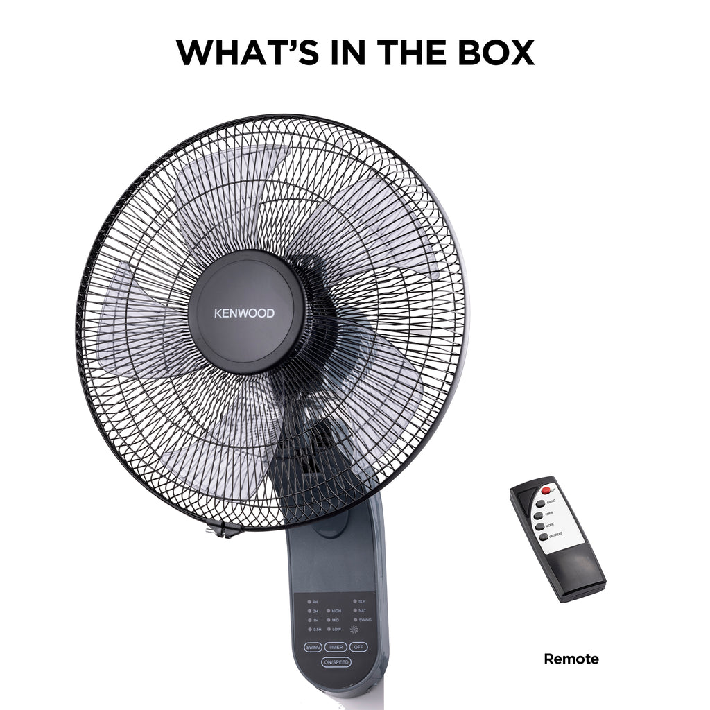 Kenwood - Electric Wall Fan with Remote 40cm - IFP60 - Kenwood South Africa