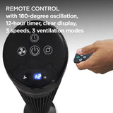 Kenwood - Slimline Tower fan with Remote Black - IFP70.000BK - Kenwood South Africa