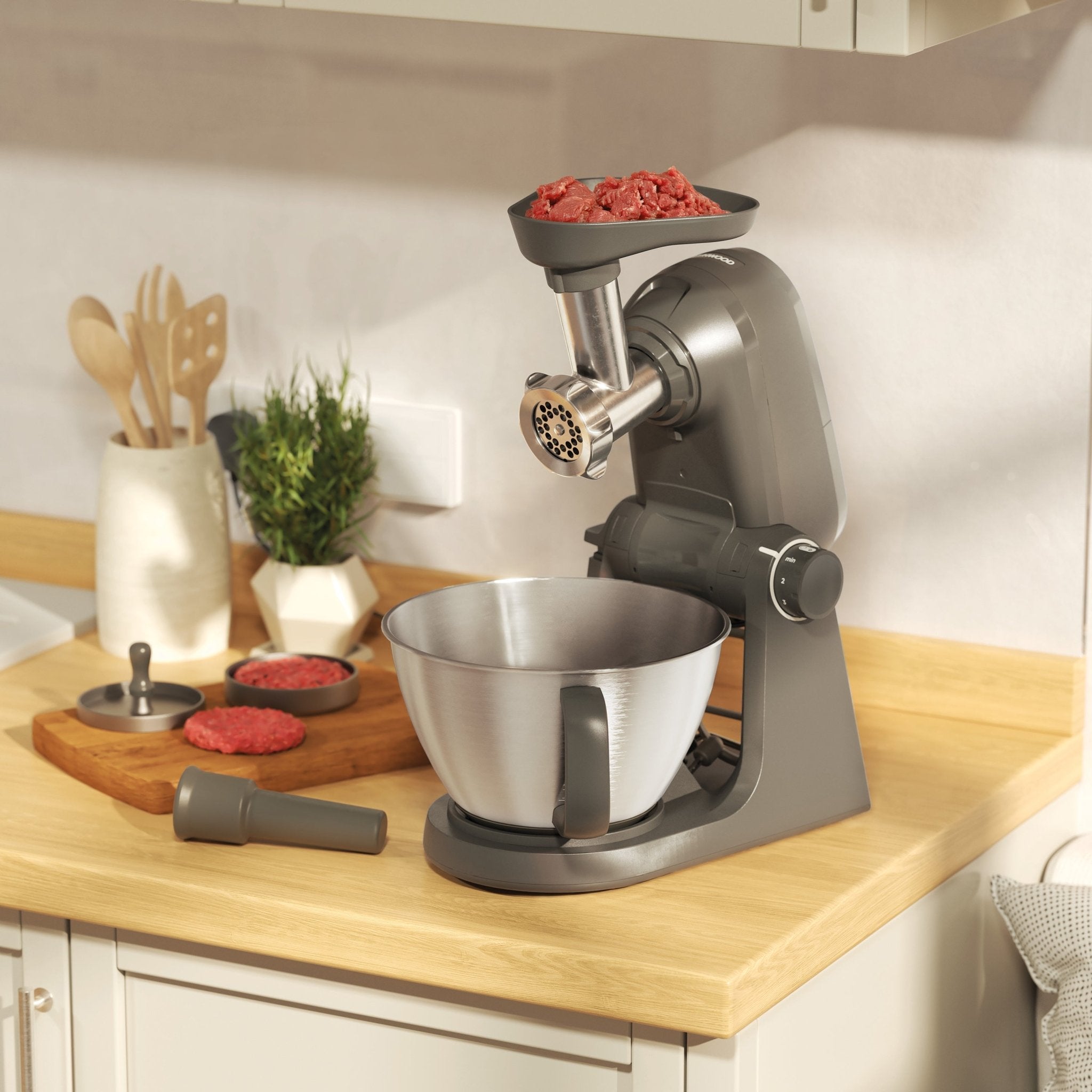 Kenwood - Multi Tasker Stand Mixer + Full Accessories 1000W
