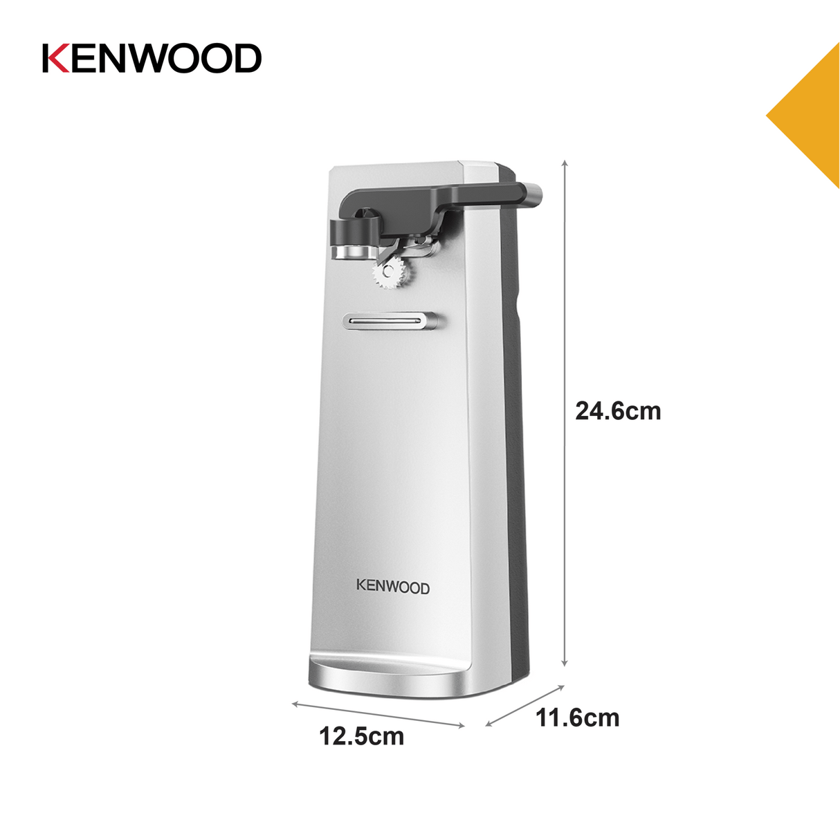 Kenwood - 3-in-1 Electric Can Opener Silver - CAP80.000SI - Kenwood South Africa