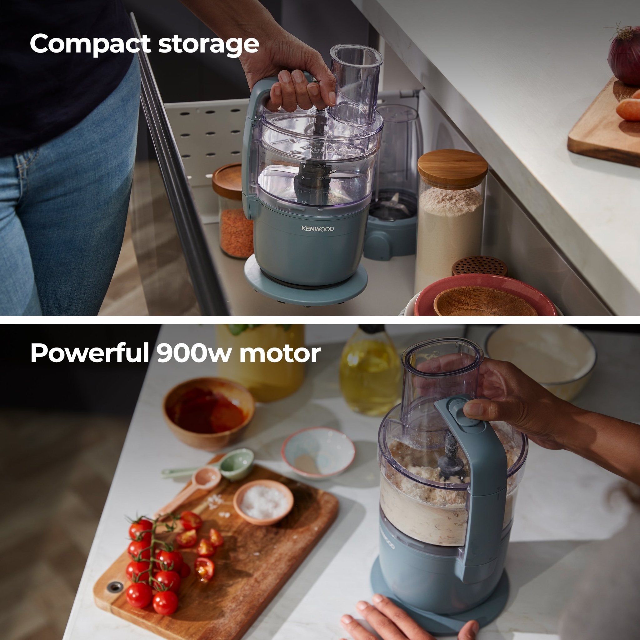 Kenwood - Blend & Go Blender & Food Processor - FDP23.380GY