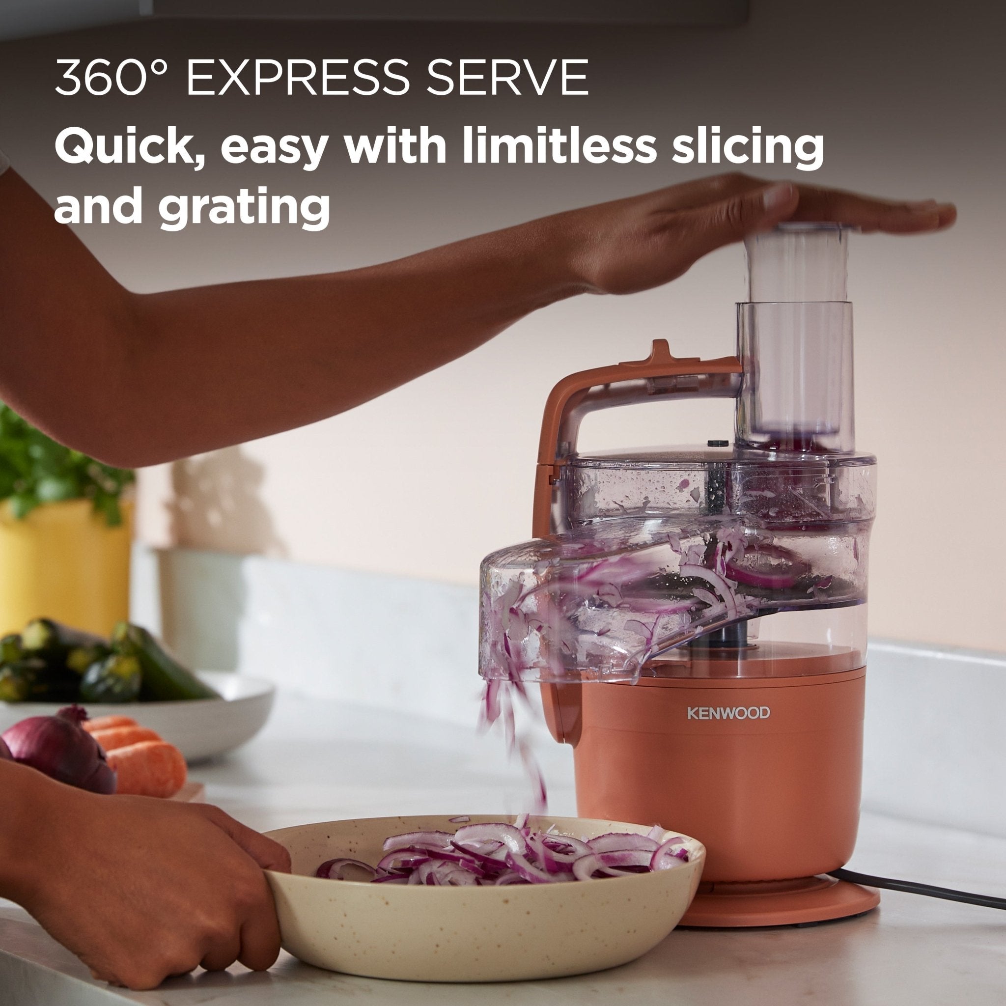 Kenwood - Blend & Go Blender & Food Processor - FDP23.380RD