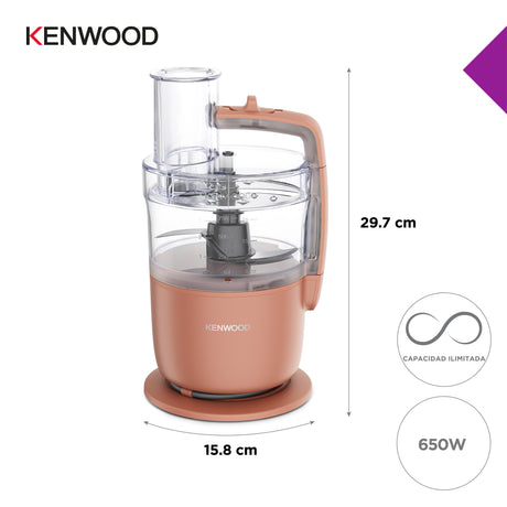 Kenwood - Food Processor MultiPro Go Compact with Express Serve™ - FDP22.130RD
