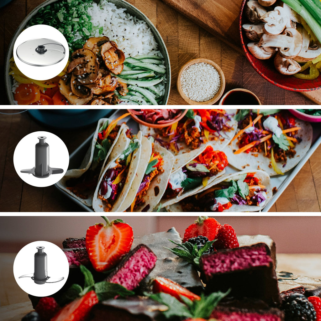 Kenwood - Food Processor MultiPro Go Compact with Express Serve™ - FDP22.130RD - Kenwood South Africa