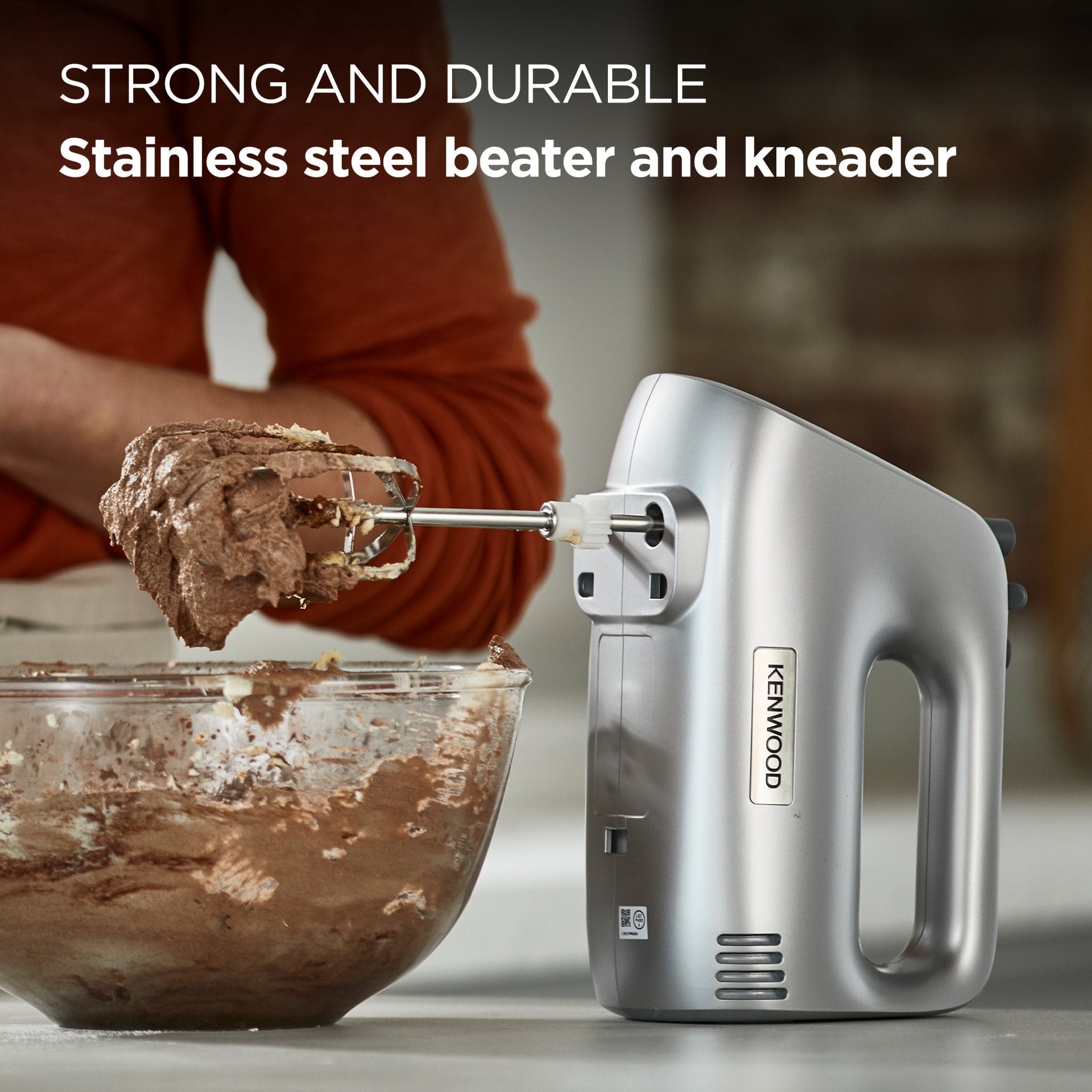 Kenwood - Handmix Lite Hand Mixer 450W Silver - HMP30.A0SI