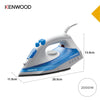 Kenwood - Steam Iron 2000W White & Blue - STP42.000WB - Kenwood South Africa