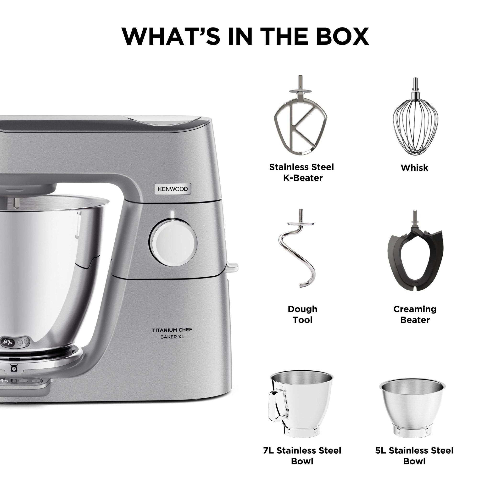 kerumiさん Kenwood - Titanium Chef Baker XL Stand Mixer 1200W Super Pack