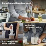 Kenwood - Hand Blender Triblade™ with Chopper & Whisk 600W - HDP109WG - Kenwood South Africa