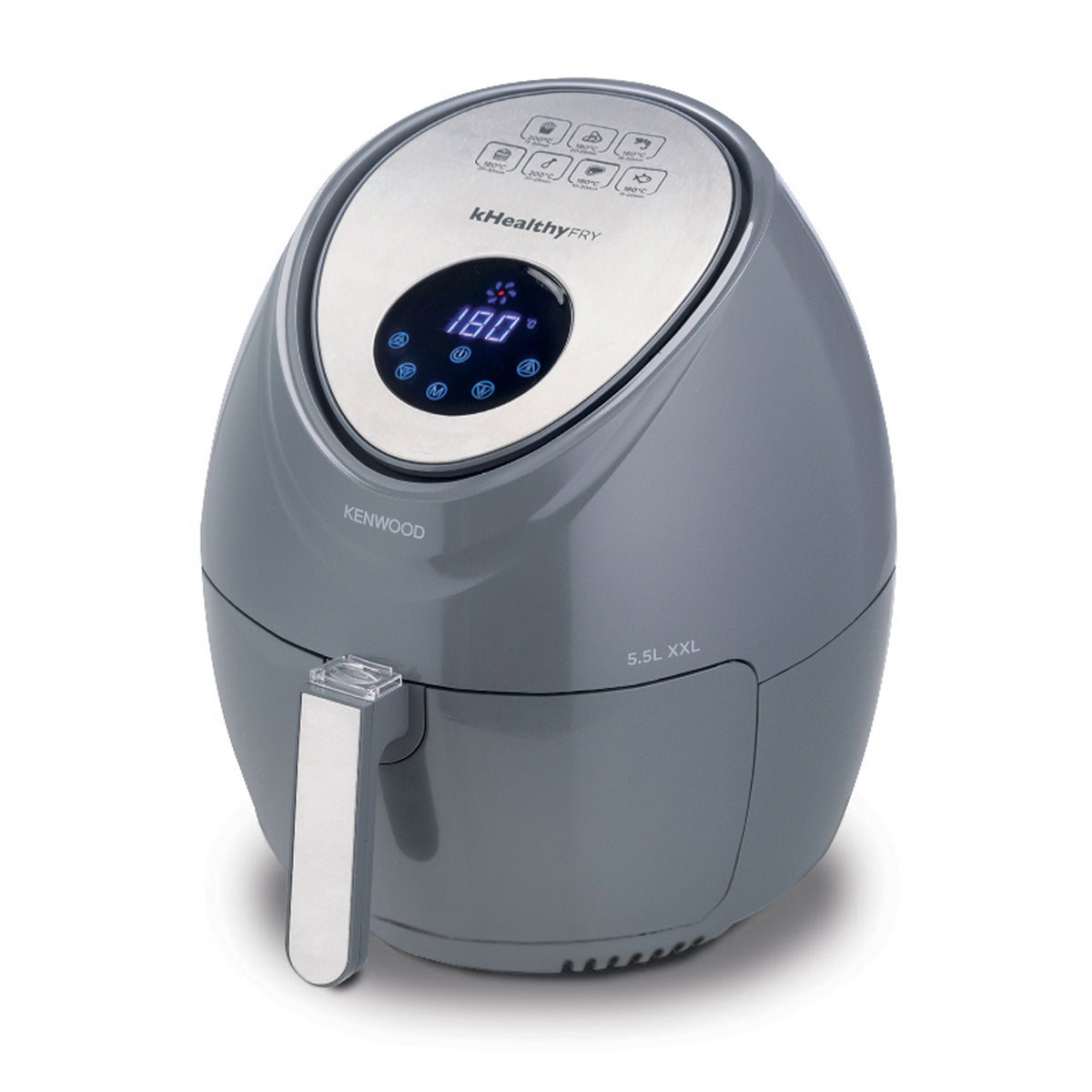 Kenwood - Air Fryer kHealthy Fry 5,5L Grey - HFP50.000GY - Kenwood South Africa
